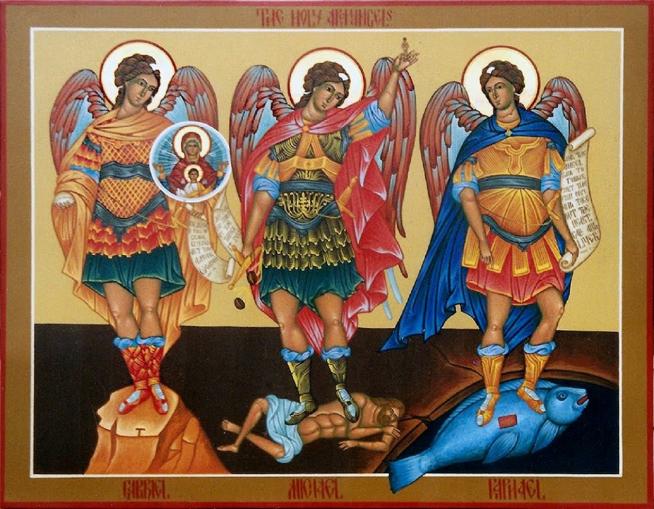 Archanges saints michel gabriel et raphael