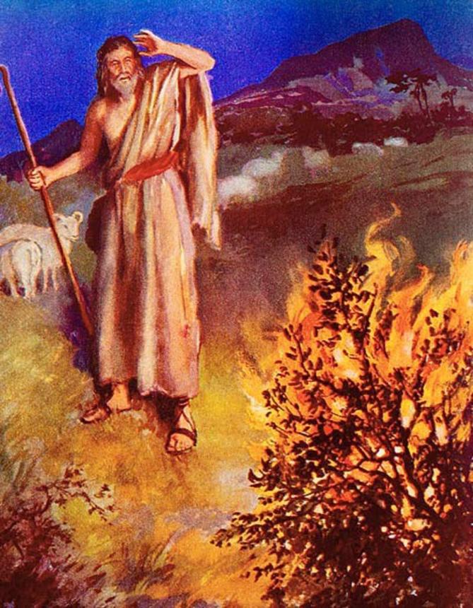 Moïse et le buisson ardent
