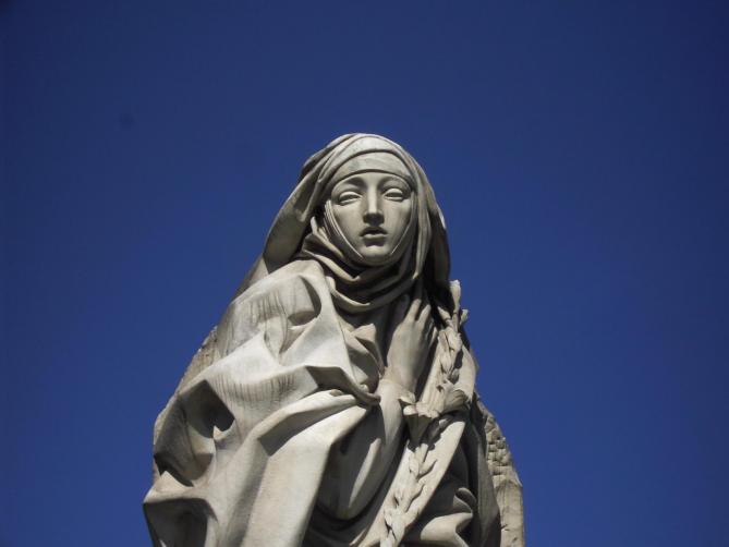 Borgo monumento a santa caterina di francesco messina 1878