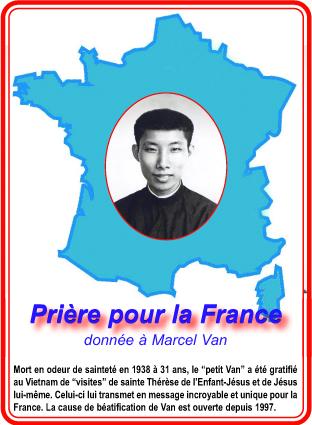 Marcel van priere pour la france