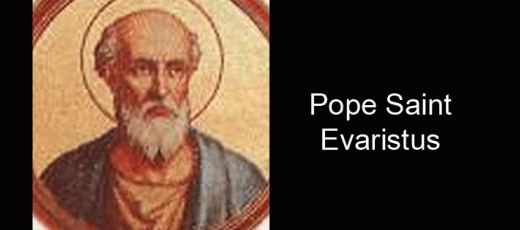 October 26 pope saint evaristus