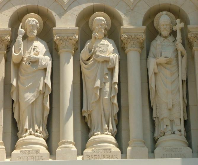 Pigalio saints pierre barnabe et jules 1