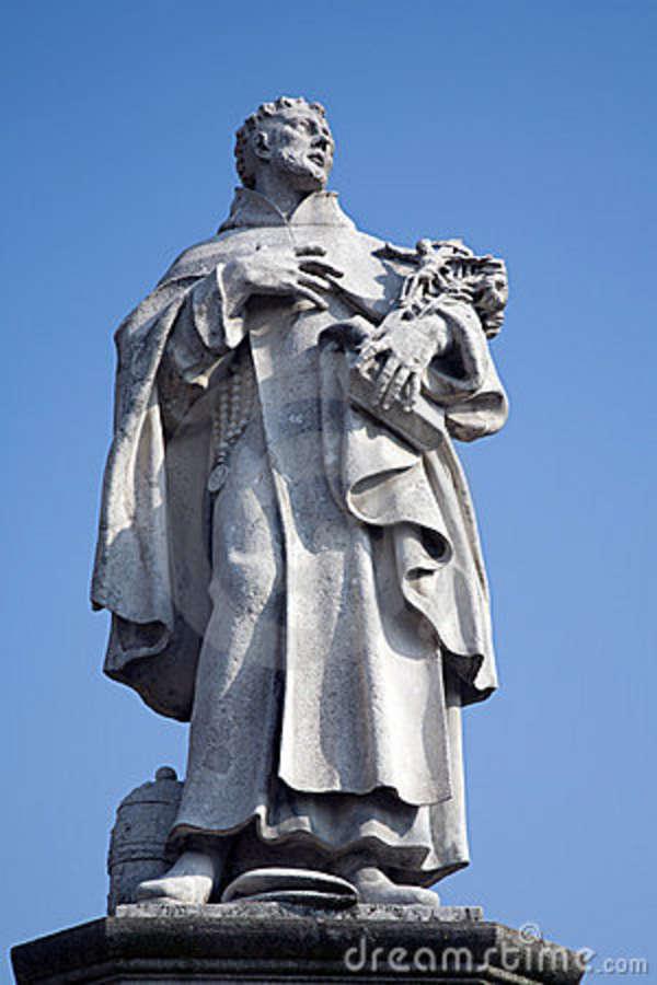 Prague charles bridge st philip benizi statue 16823692
