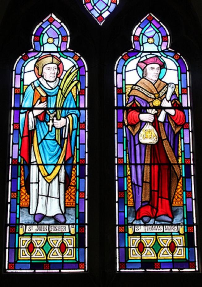 Saint thomas more et saint john fisher dans st osmund s church salisbury 2